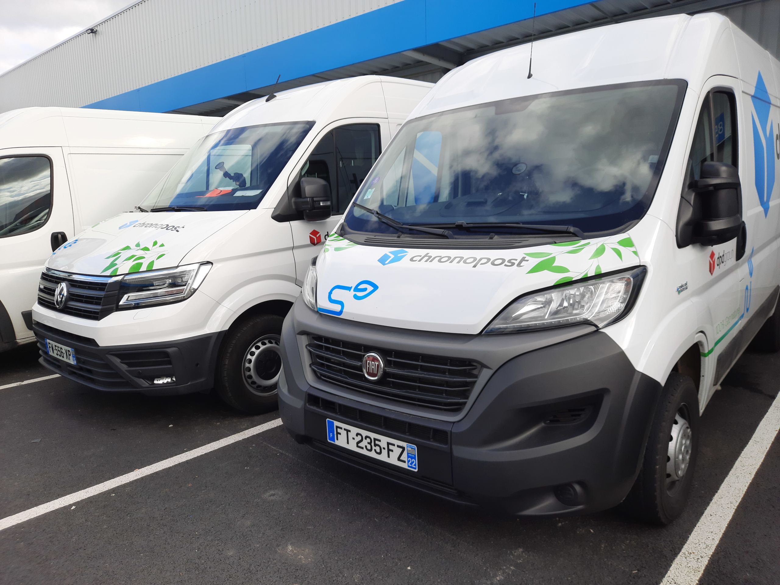 Chronopost annonce la livraison de la ville de Rennes en 100 véhicules électriques et GNV